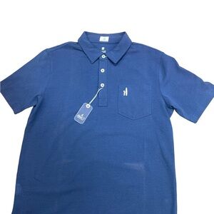 NWT Johnnie O The Original Wake Short Sleeve Navy Polo